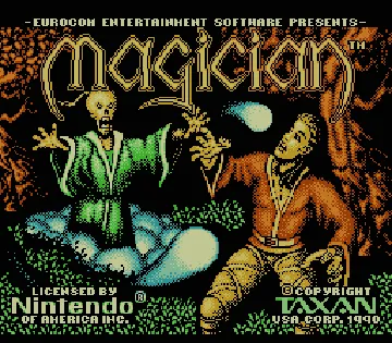 Magician (USA) (Beta 2) screen shot title